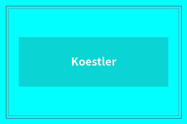 Koestler