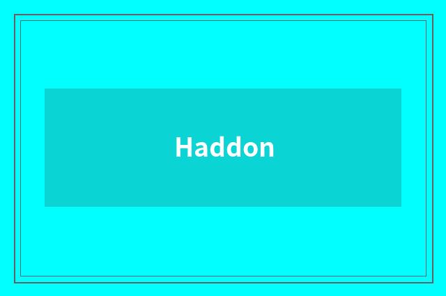 Haddon