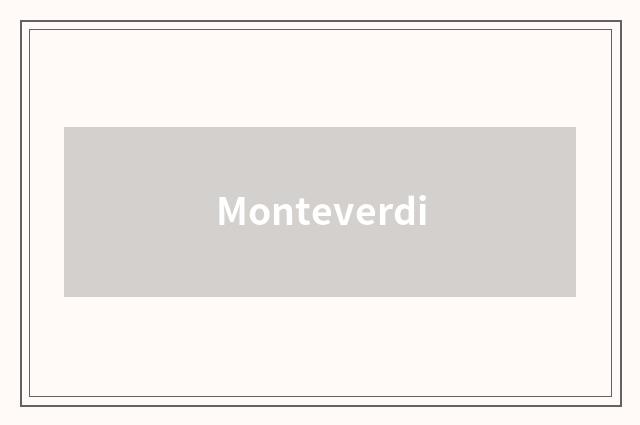 Monteverdi