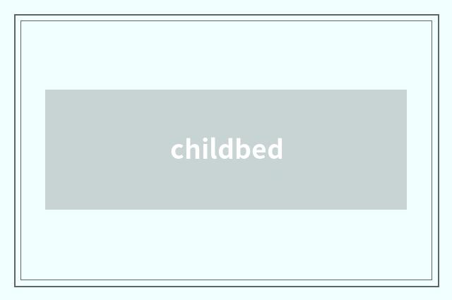 childbed