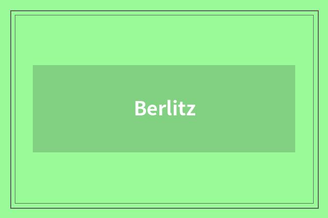 Berlitz