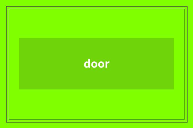 door