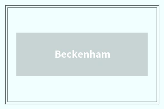Beckenham