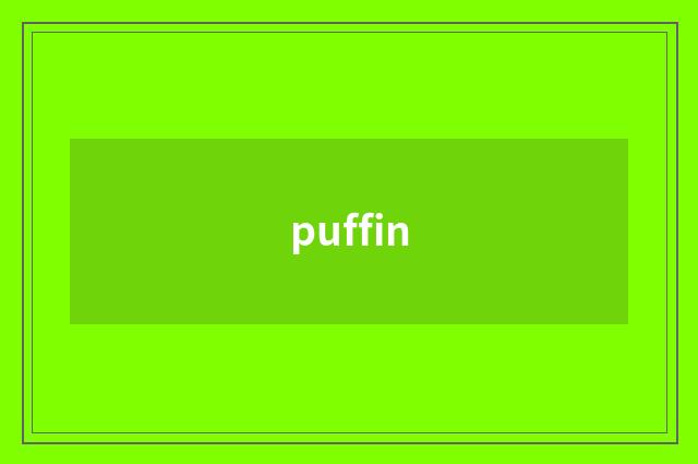 puffin