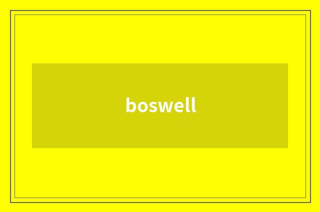 boswell