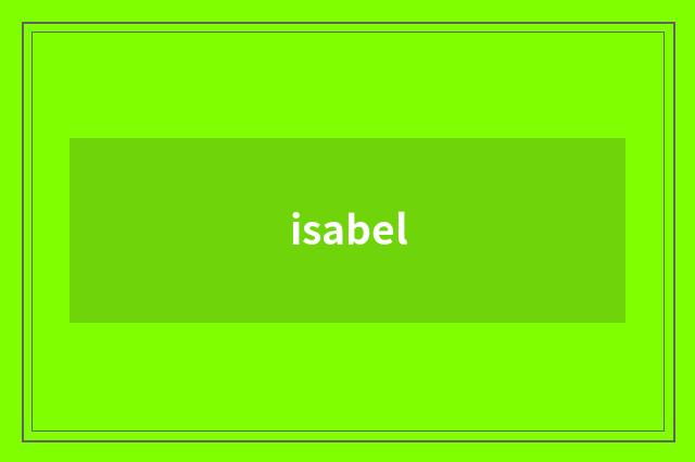isabel