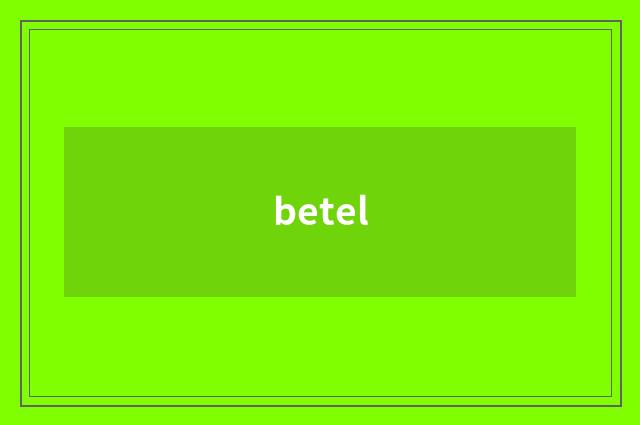 betel