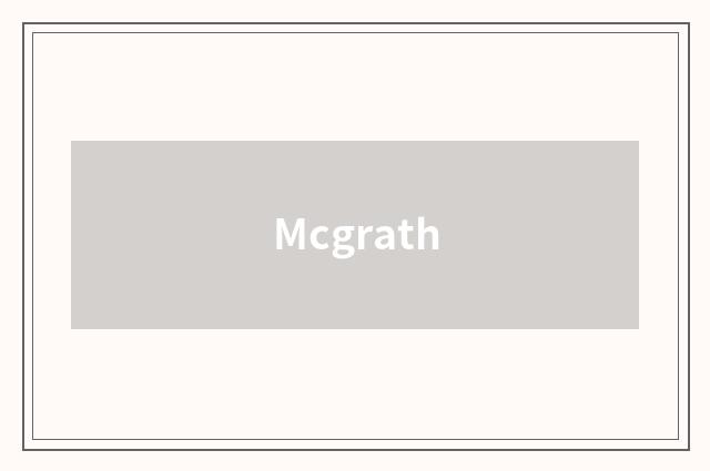 Mcgrath
