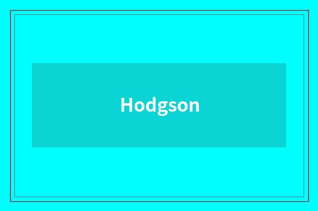 Hodgson