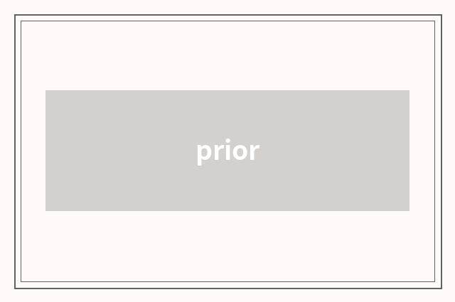 prior