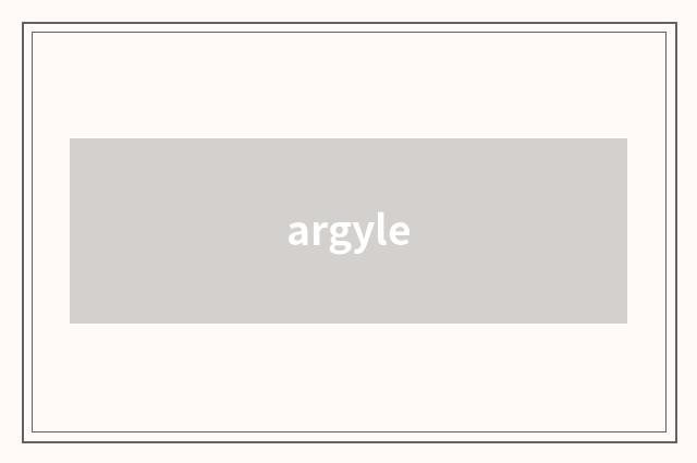 argyle