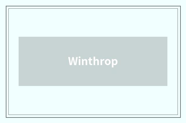 Winthrop