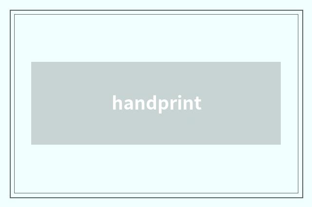 handprint