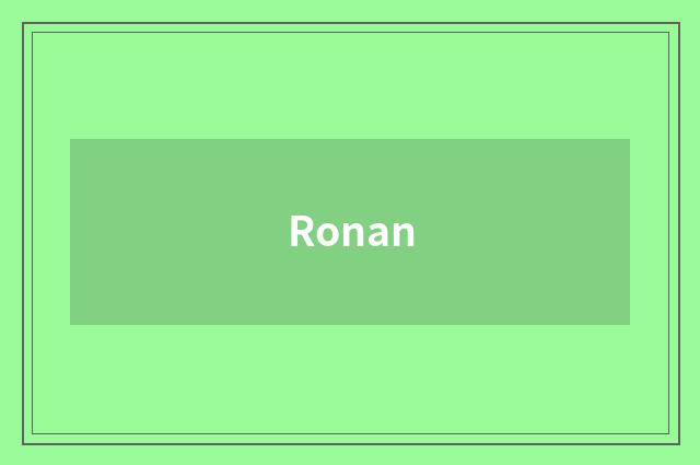 Ronan