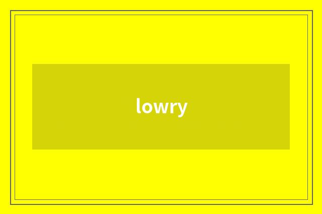 lowry
