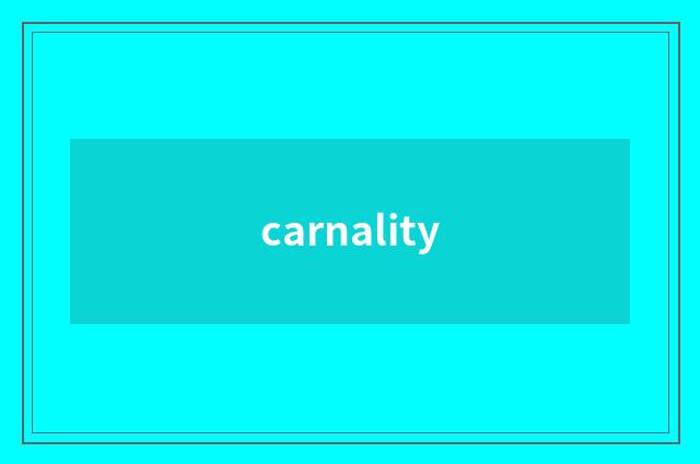 carnality