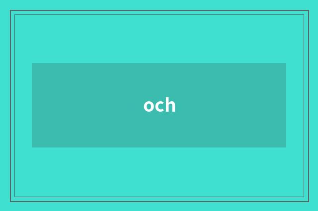 och
