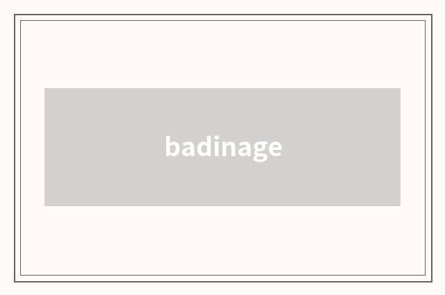 badinage