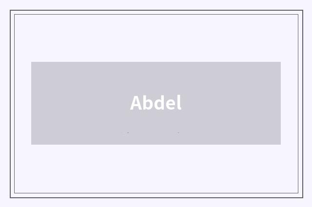 Abdel