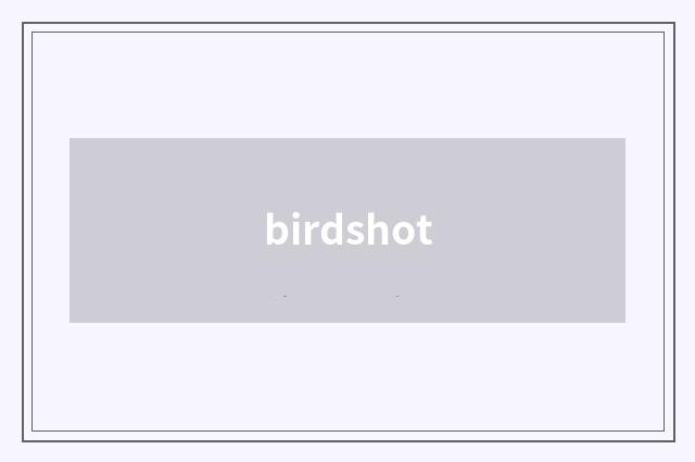 birdshot