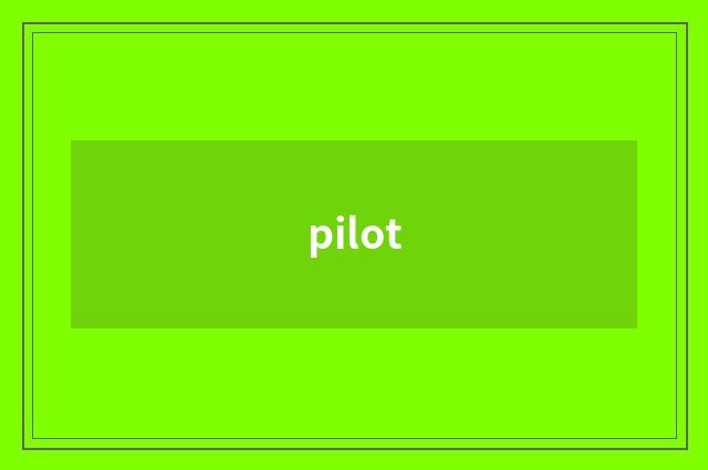 pilot