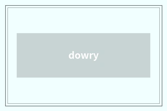 dowry