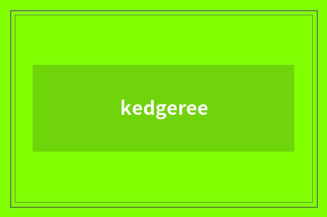 kedgeree