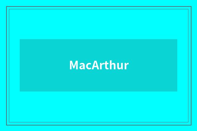 MacArthur
