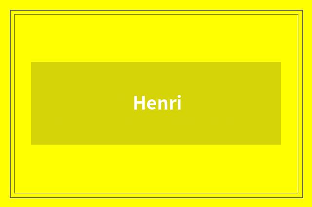 Henri