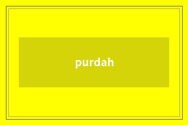 purdah