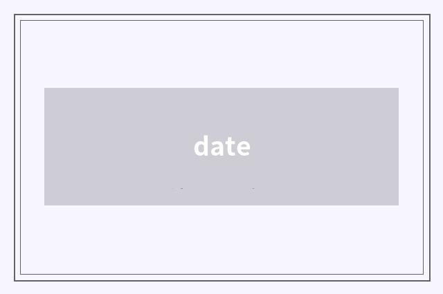 date