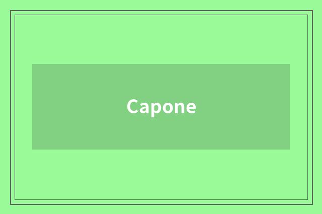 Capone