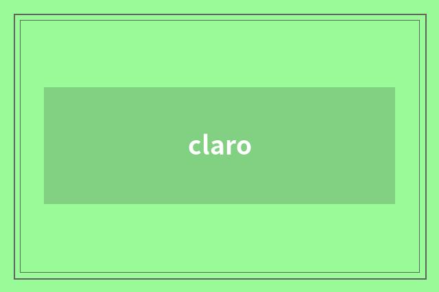 claro