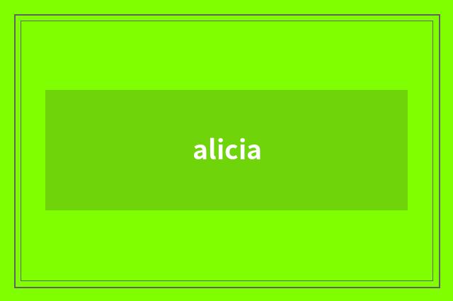 alicia
