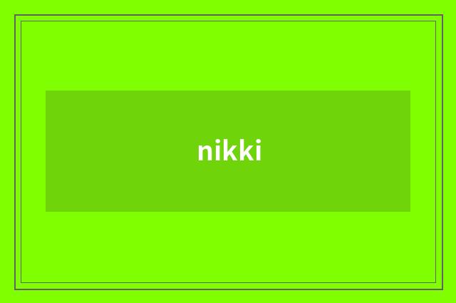nikki