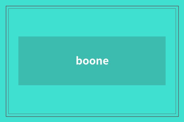 boone