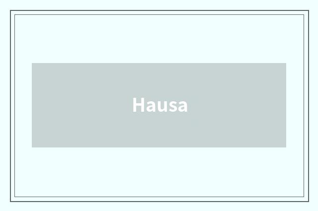 Hausa