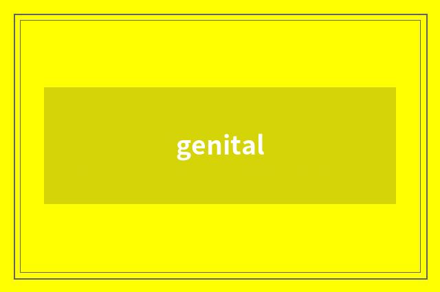 genital