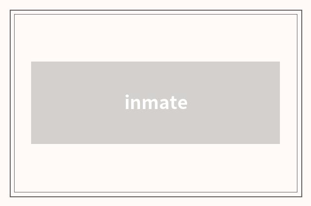 inmate