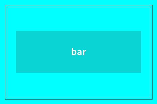 bar