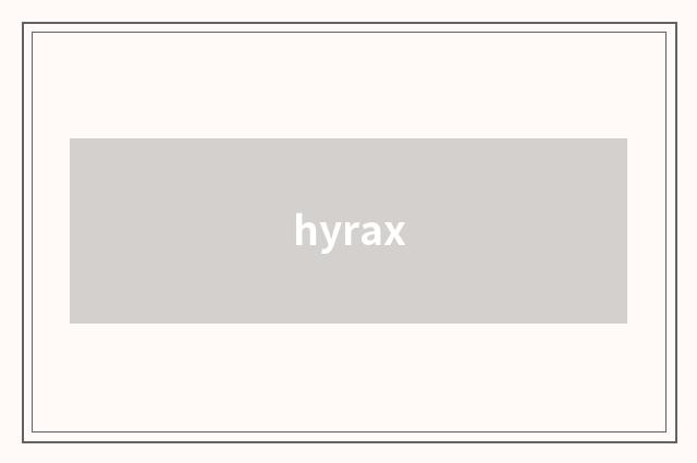 hyrax
