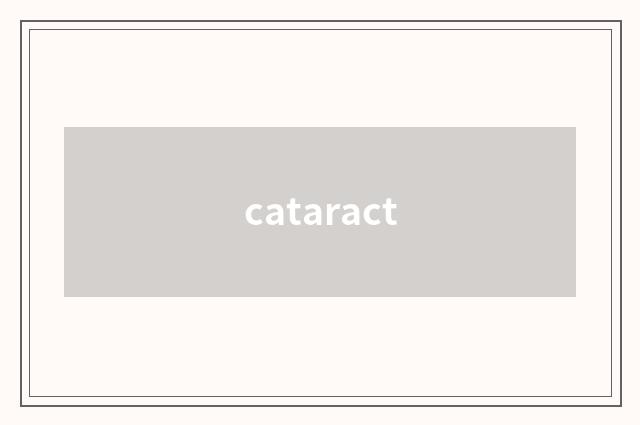 cataract