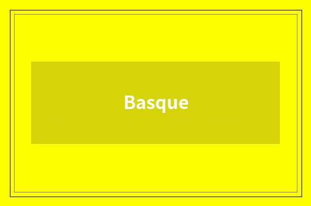 Basque