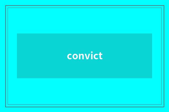 convict