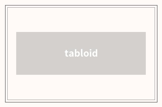 tabloid