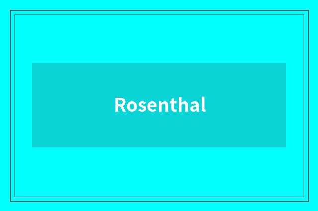 Rosenthal