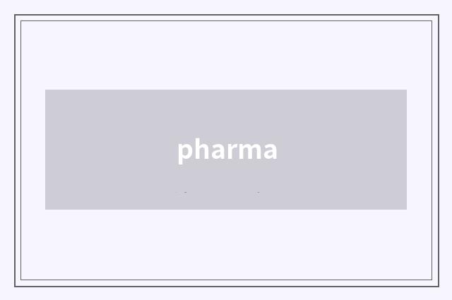 pharma
