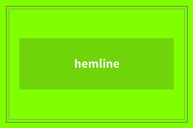 hemline