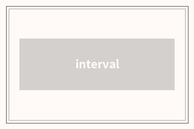 interval