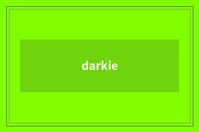 darkie